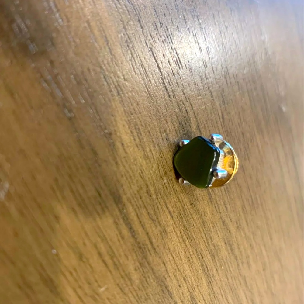 Jade Tie Tack